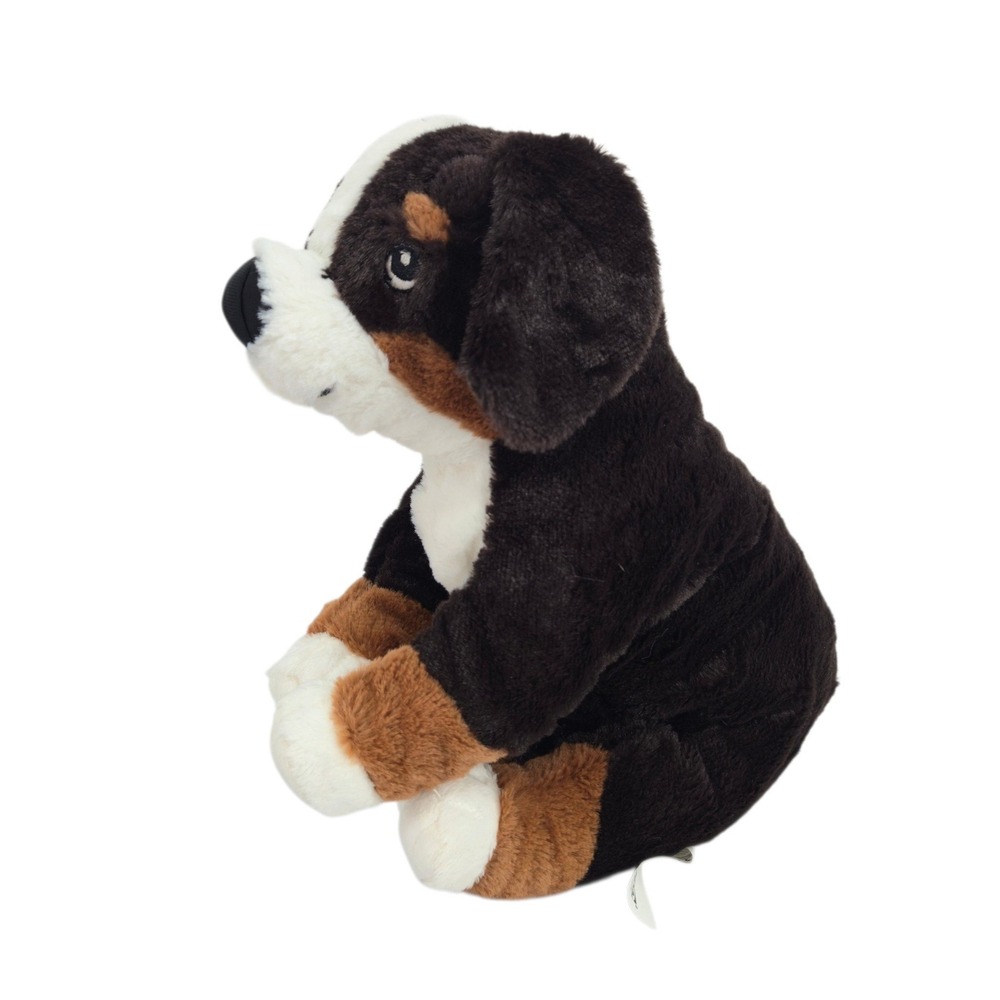 IKEA HOPPIG Plush Puppy Dog 14" Bernese Mountain Dog Soft Toy Embroidered Eyes